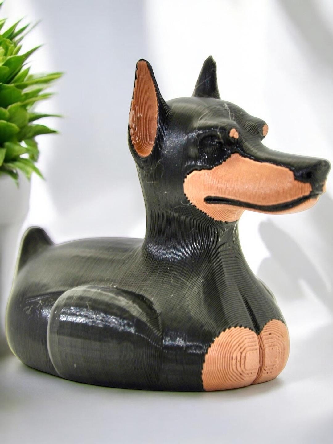 Doberman Dog Duck | Jeep Duck | Cruise & Desk Decor | Pet Gift | 3D Print