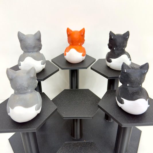 Husky Dog Duck | Gray, Black, or Red With Blue or Brown Eyes | 3D Printed Jeep Dashboard Decor | Cruise Cabin Gift For Dog Lovers