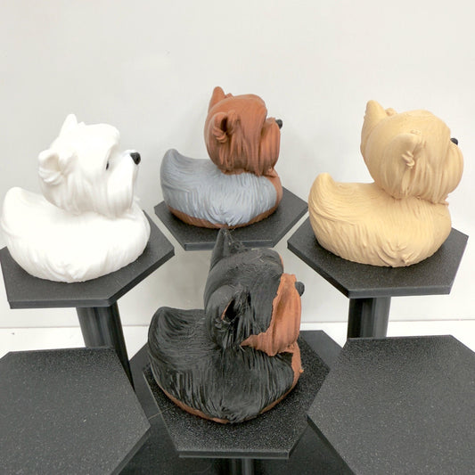 Yorkshire Terrier Duck Figurine | 3D Printed Yorkie Dog Duck In 4 Colors | Jeep Dashboard Decor | Cruise Gift | Cute Pet Lover Collectible
