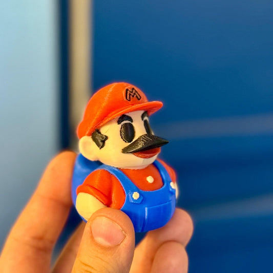 Mario And Yoshi Inspired Ducks | 3D Printed Collectibles | Jeep Dashboard Duck | Cruise Cabin Gift | Gaming Room Decor