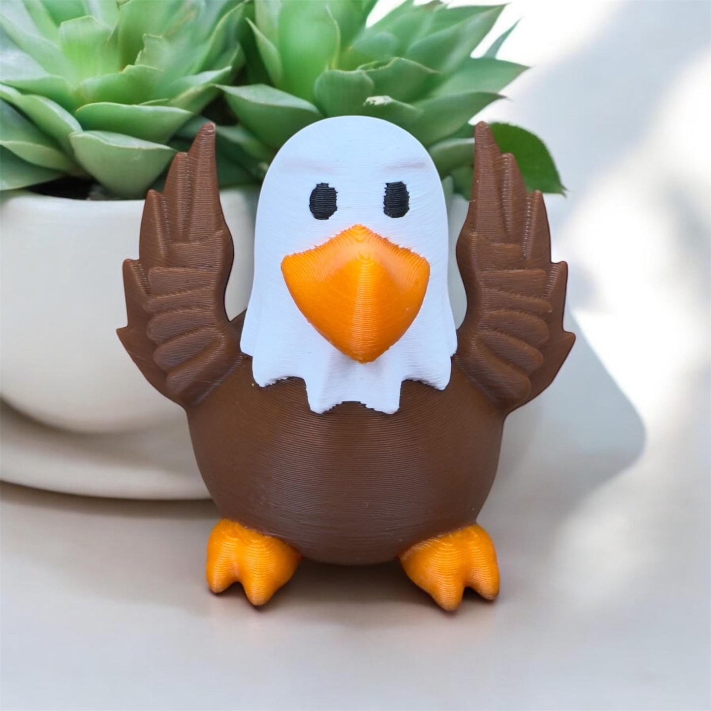 USA Ducks | Uncle Sam Duck, Patriotic Bald Eagle, Waving Eagle Duck | 3D Printed | Jeep & Cruise Decor | 4th of July Gift