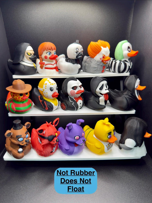 Halloween Horror Character Movie Ducks | Jeep Dashboard Ducks | Spooky Collectible Figurines | Haunted Desk & Home Decor