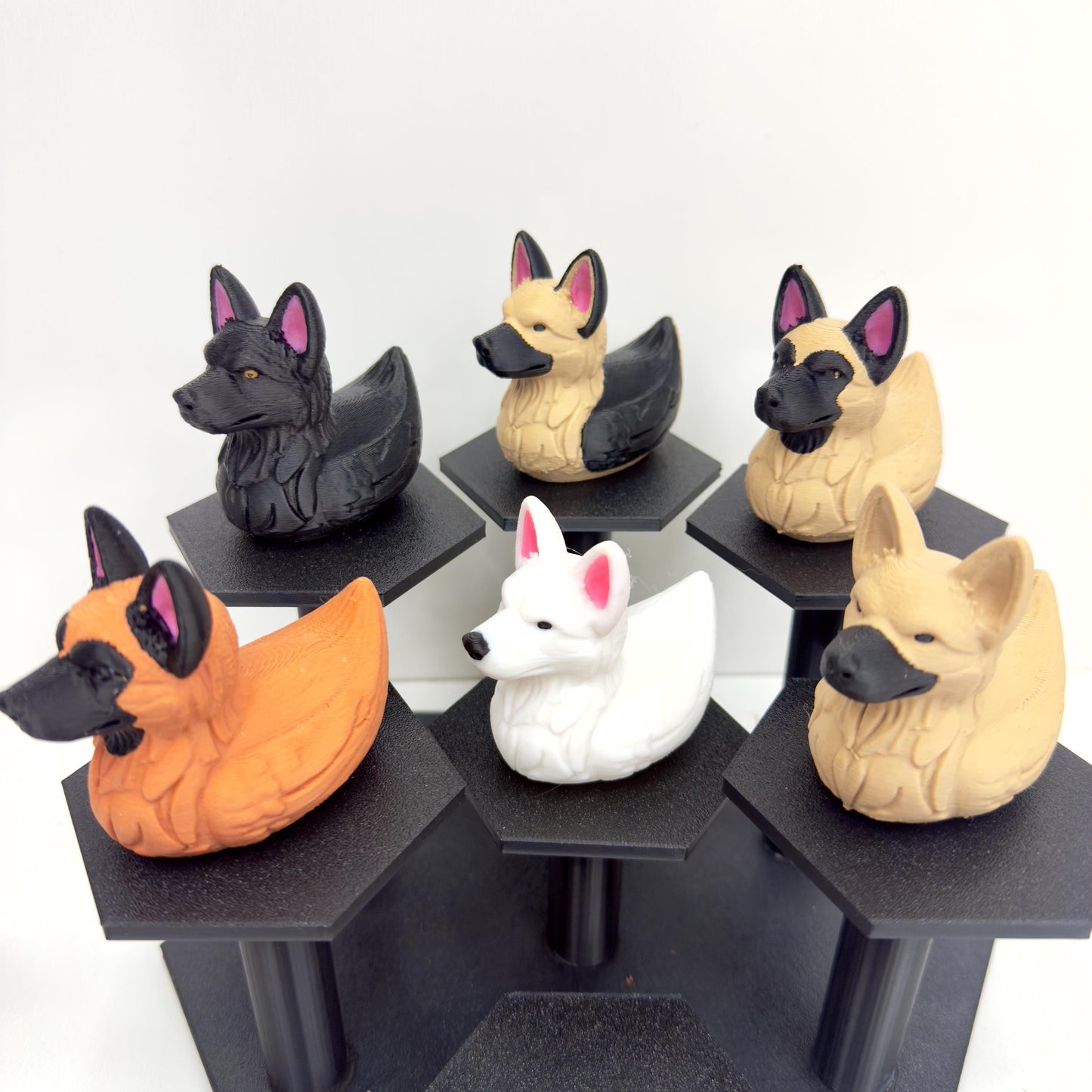 German Shepherd GSD / Belgian Malinois Jeep Dashboard Duck | 3D Printed | Gift for Dog Lovers