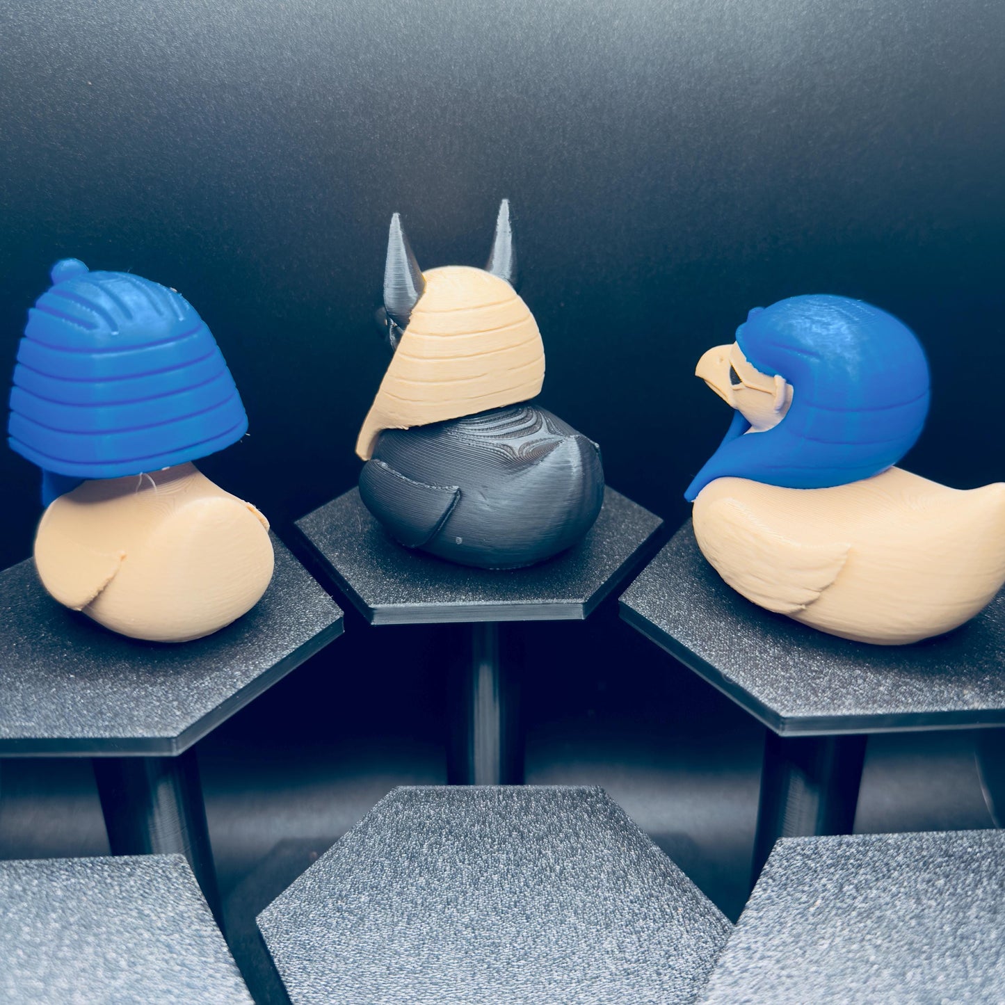 Egyptian God Duck Set | Ra, Anubis, Sphinx Ducks | Jeep Duck | Cruise & Desk Decor | Mythology Gift | 3D Print