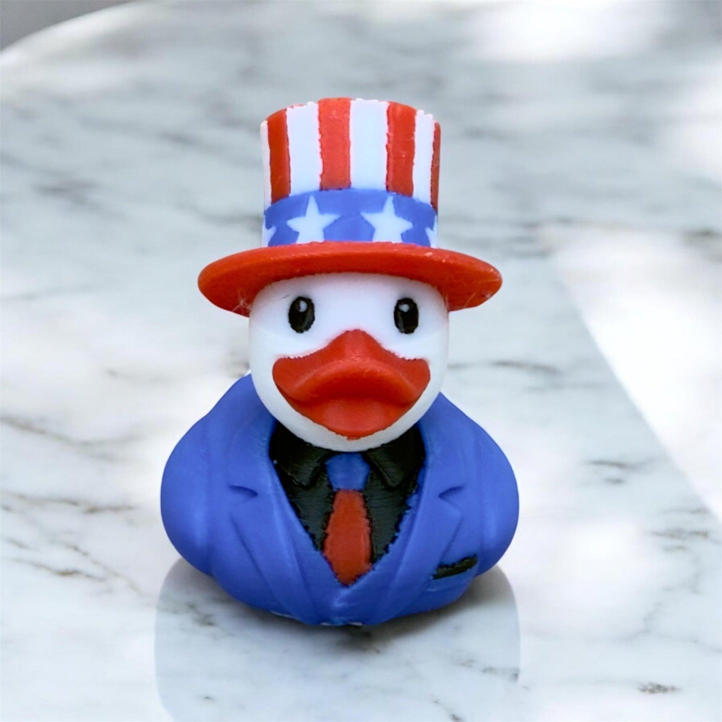 USA Ducks | Uncle Sam Duck, Patriotic Bald Eagle, Waving Eagle Duck | 3D Printed | Jeep & Cruise Decor | 4th of July Gift