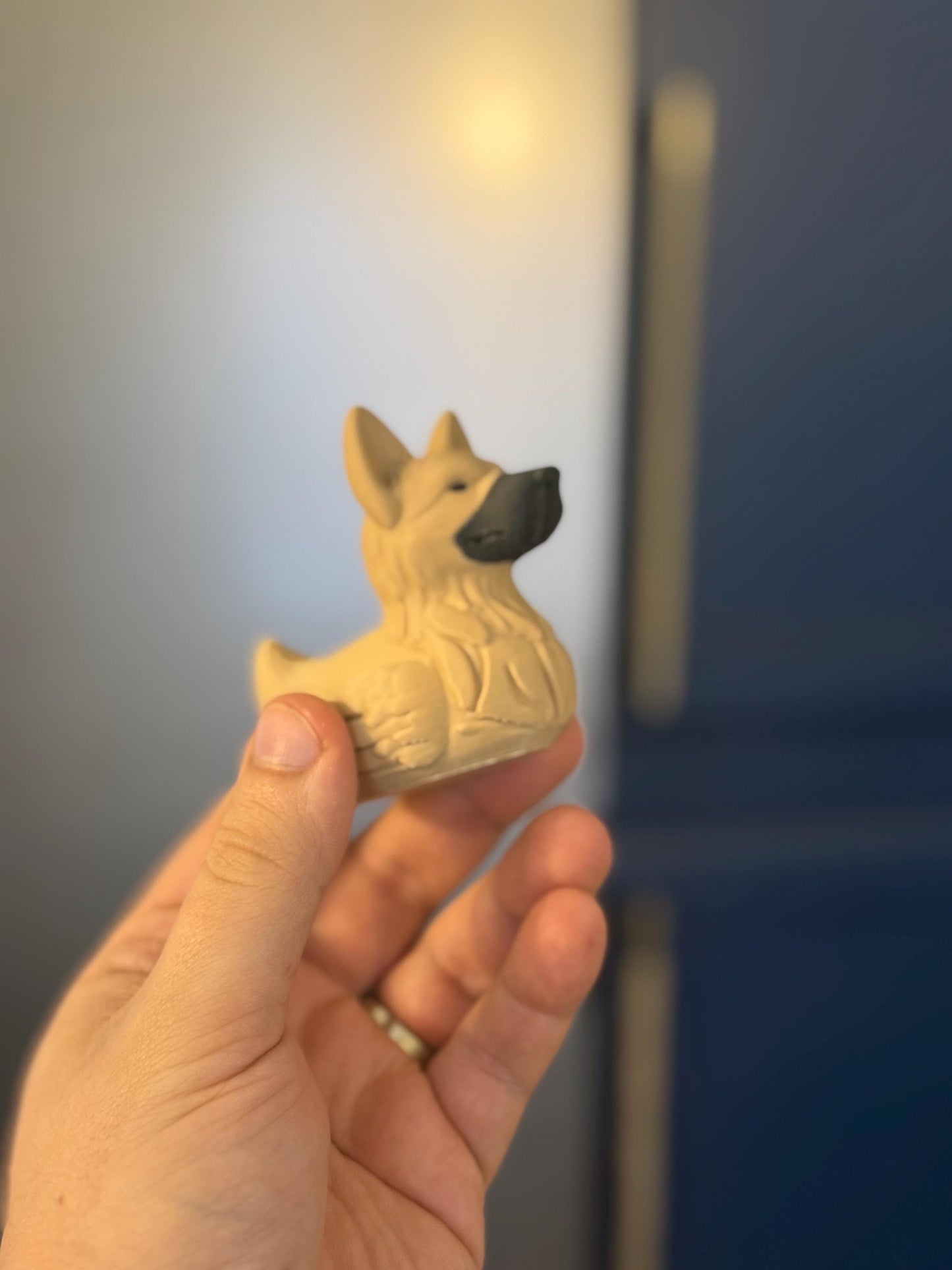 German Shepherd GSD / Belgian Malinois Jeep Dashboard Duck | 3D Printed | Gift for Dog Lovers
