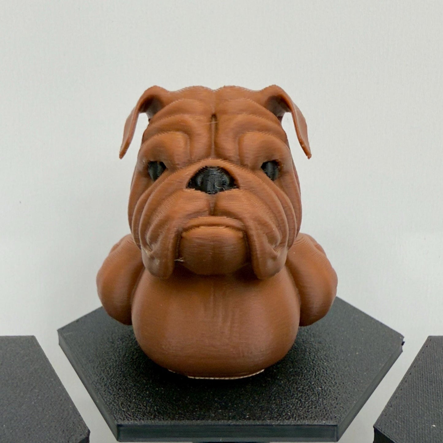 Bulldog Dog Duck | English Bulldog Desk Figure | Jeep Dashboard Duck | Cute Cruise Gift For Dog Lovers | 3D Printed Shelf Decor