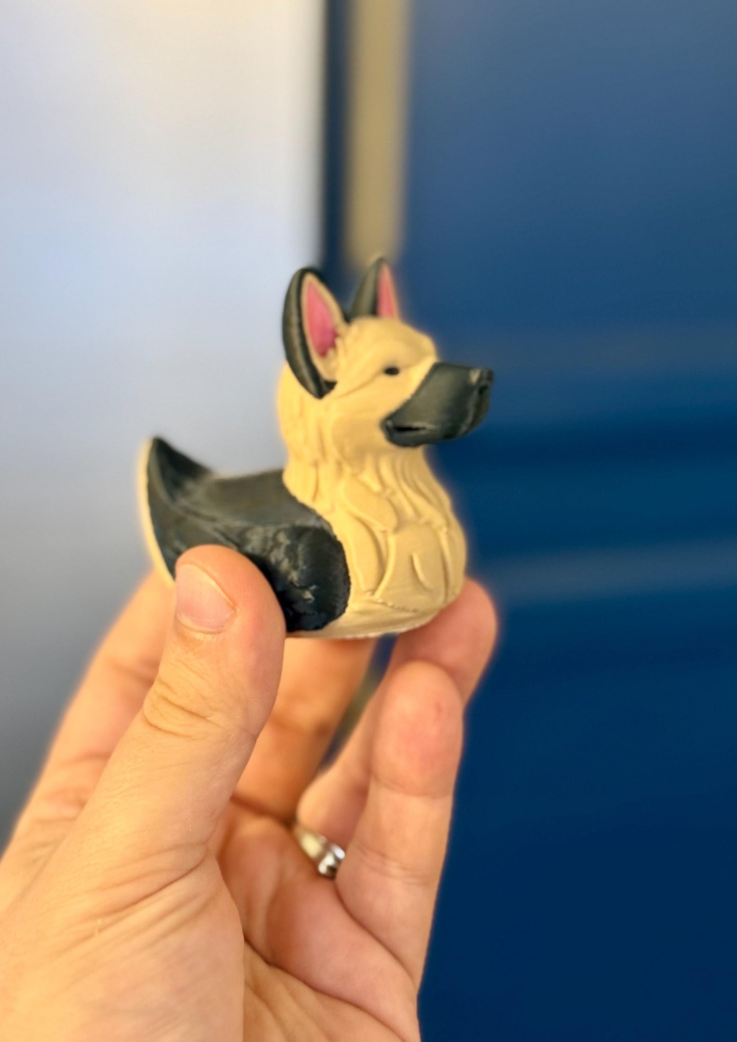 German Shepherd GSD / Belgian Malinois Jeep Dashboard Duck | 3D Printed | Gift for Dog Lovers