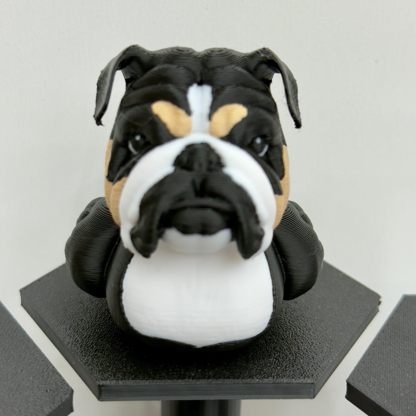Bulldog Dog Duck | English Bulldog Desk Figure | Jeep Dashboard Duck | Cute Cruise Gift For Dog Lovers | 3D Printed Shelf Decor