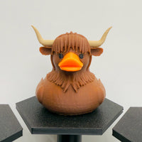 Farm Animal Duck Figurines – 3D Printed Jeep Ducks for Dashboard or Gifting