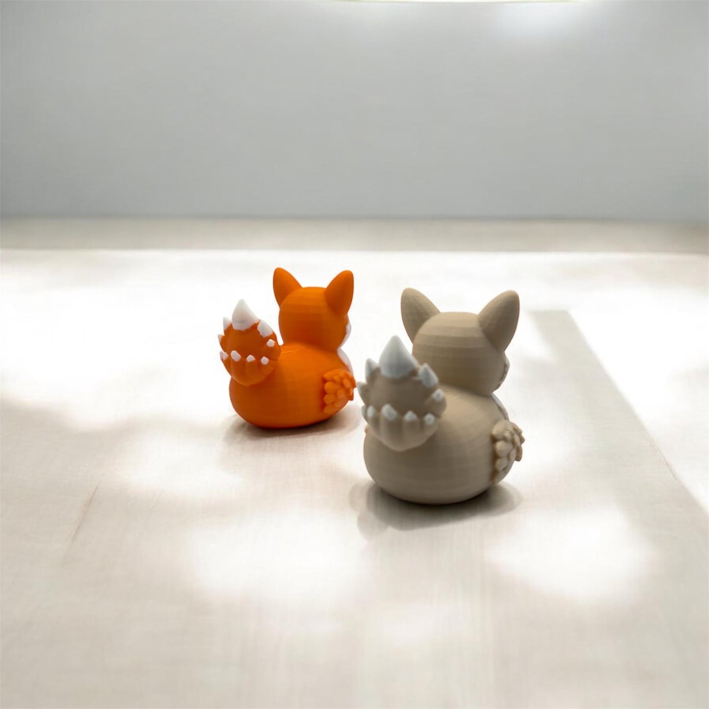 Corgi Dog Duck | Tan or Orange | Jeep Duck | Cruise & Desk Home Decor | Pet Gift | 3D Print