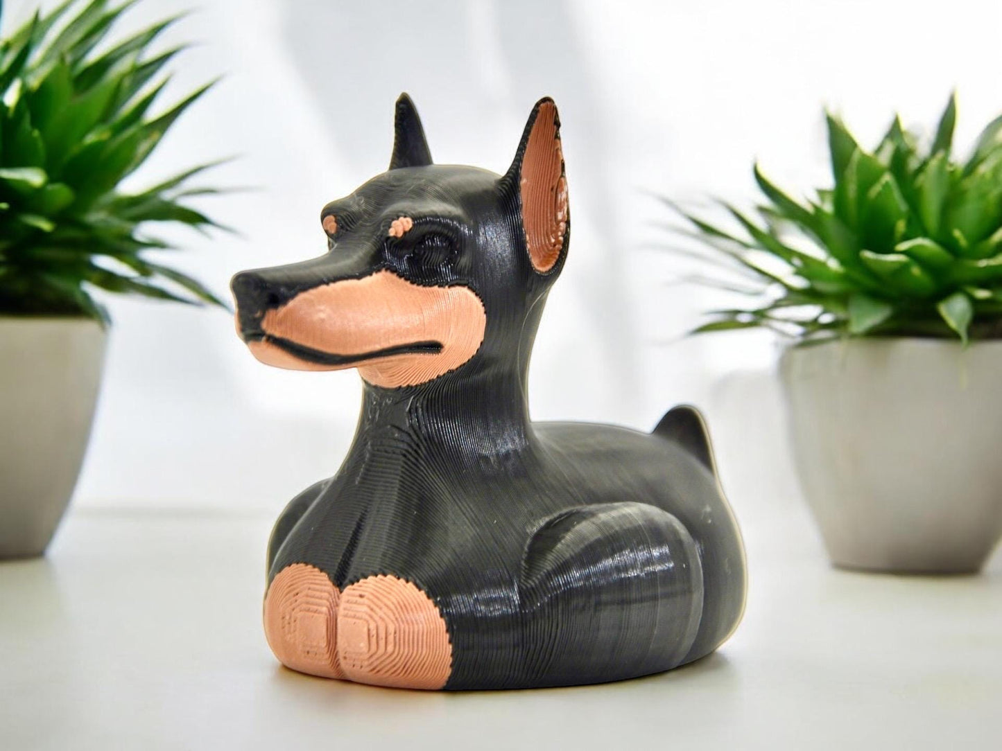 Doberman Dog Duck | Jeep Duck | Cruise & Desk Decor | Pet Gift | 3D Print