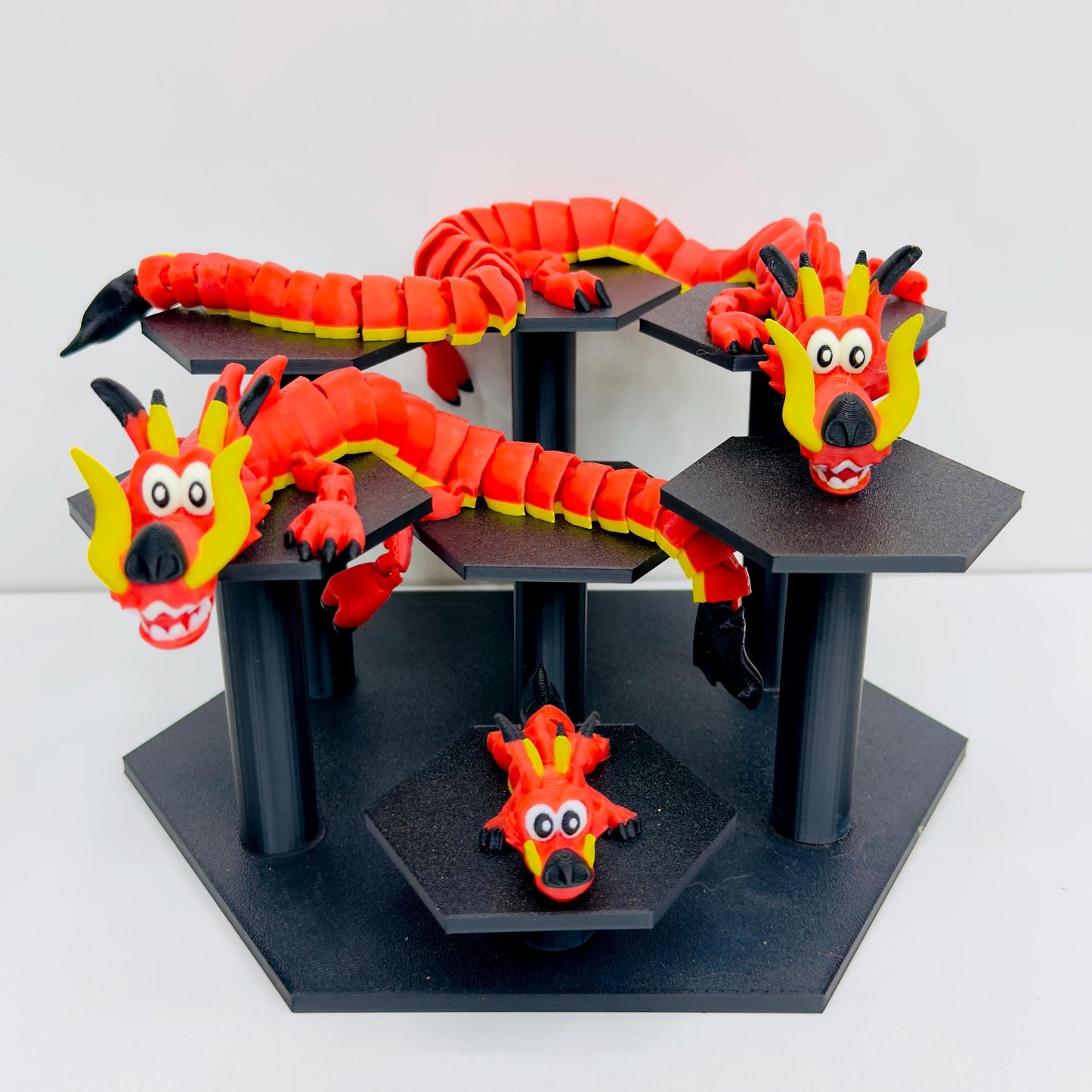 Articulated Mushu Dragon Fidget Toy: 3D Printed Desk Decor