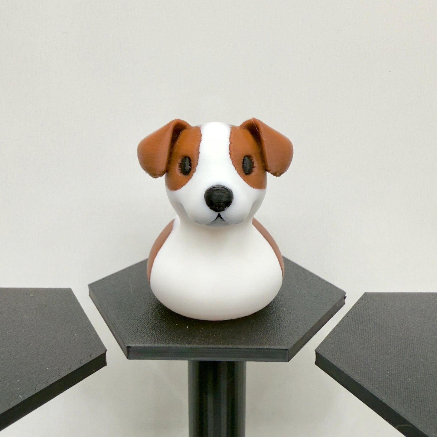 Jack Russell Terrier Duck Figurine – 3D Printed Dashboard Duck for Jeep Lovers & Dog Fans