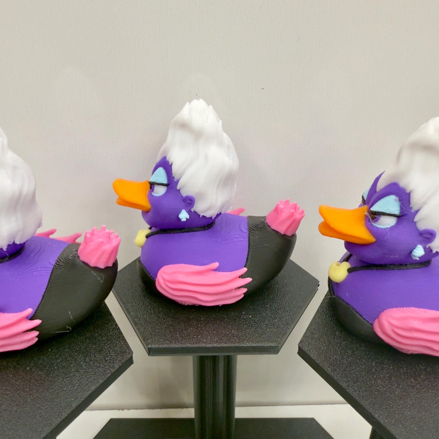 Evil Sea Witch Duck Figurine: 3D Printed Villain Decor