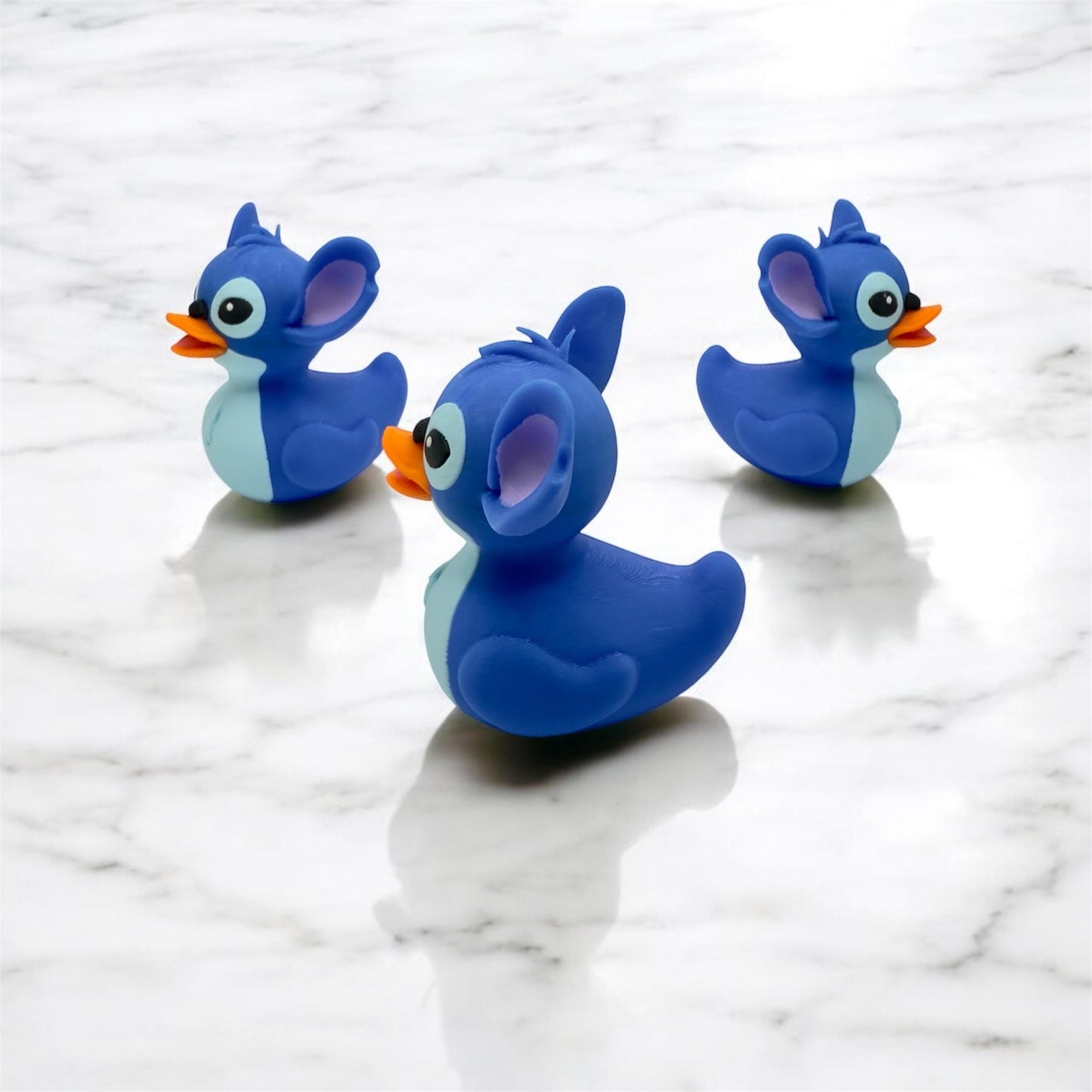 Stitch Duck Figurine | Lilo & Stitch Inspired Duck | Jeep Dashboard Duck | Cruise Desk Decor | 3D Printed Collectible Gift