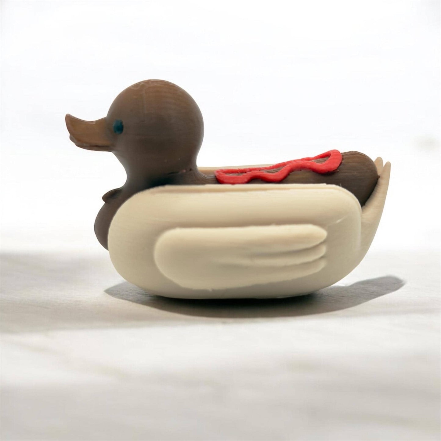 Hot Dog Duck! | Jeep Duck | Cruise & Desk Decor | Funny Food Gift | 3D Print