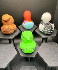 Nightmare Before Christmas Duck | Jack Skellington, Oogie Boogie, Sally, Glow in the Dark | Jeep Dashboard Duck | Spooky Halloween Decor