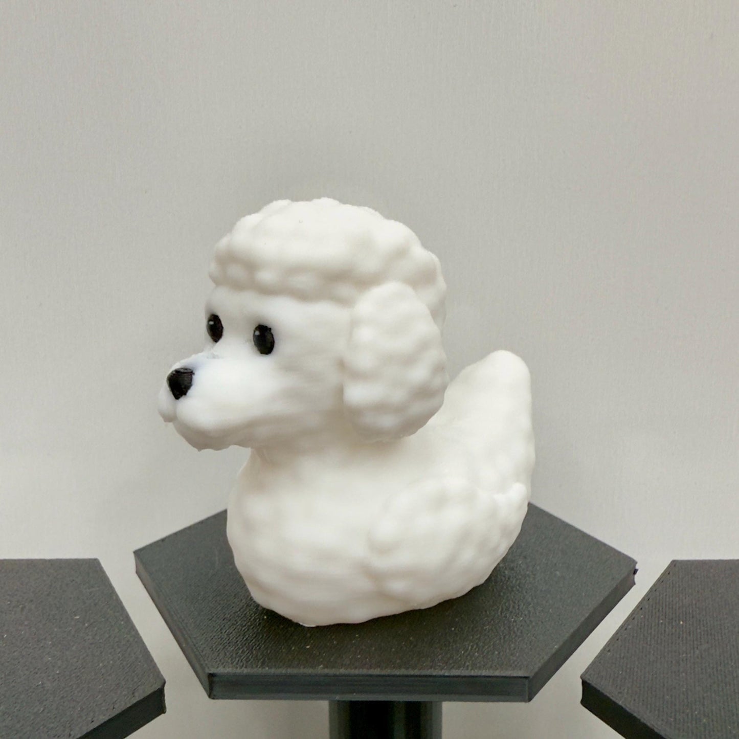 Doodle Dog Duck | Golden, Black, White, or Brown | Jeep Dashboard Duck | 3D Printed Gift | Cute Desk Dog Decor