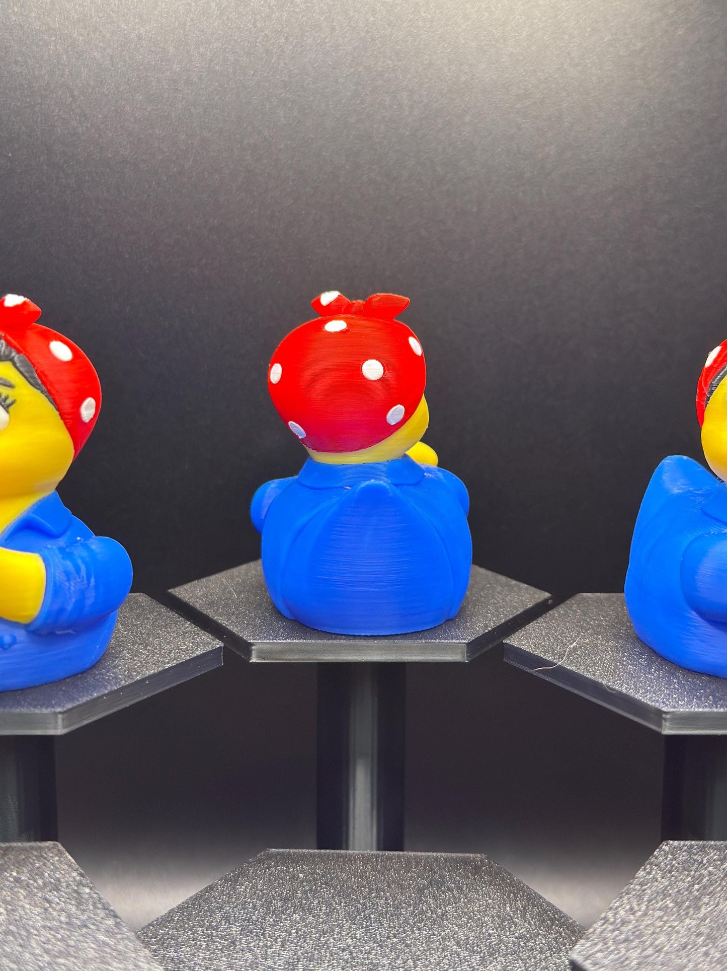Rosie the Riveter Duck | Empowering 3D Printed Gift & Decor