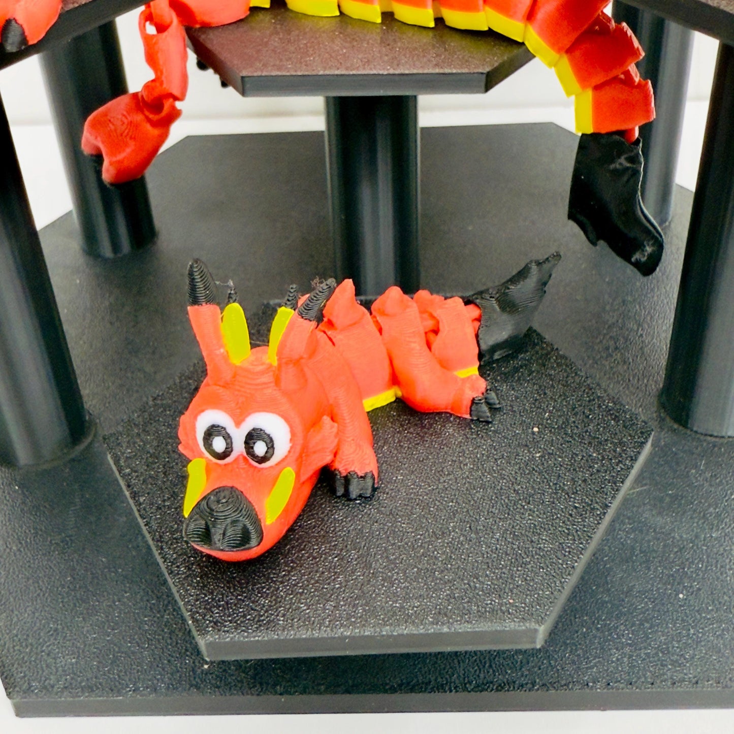 Articulated Mushu Dragon Fidget Toy: 3D Printed Desk Decor