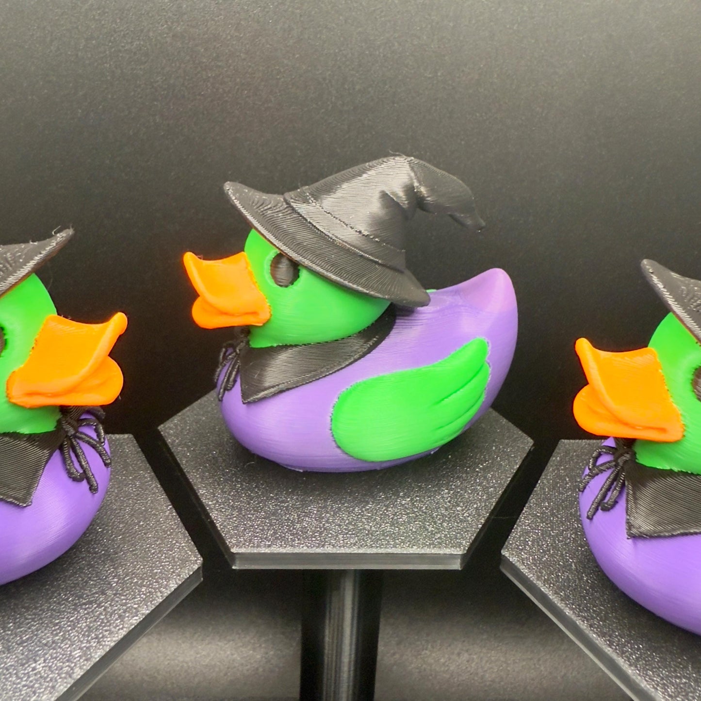 Witch Jeep Duck | 3D Printed Halloween Figurine | Dashboard Display | Small Seasonal Gift