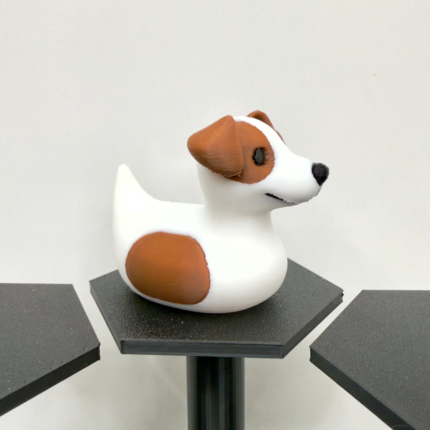 Jack Russell Terrier Duck Figurine – 3D Printed Dashboard Duck for Jeep Lovers & Dog Fans