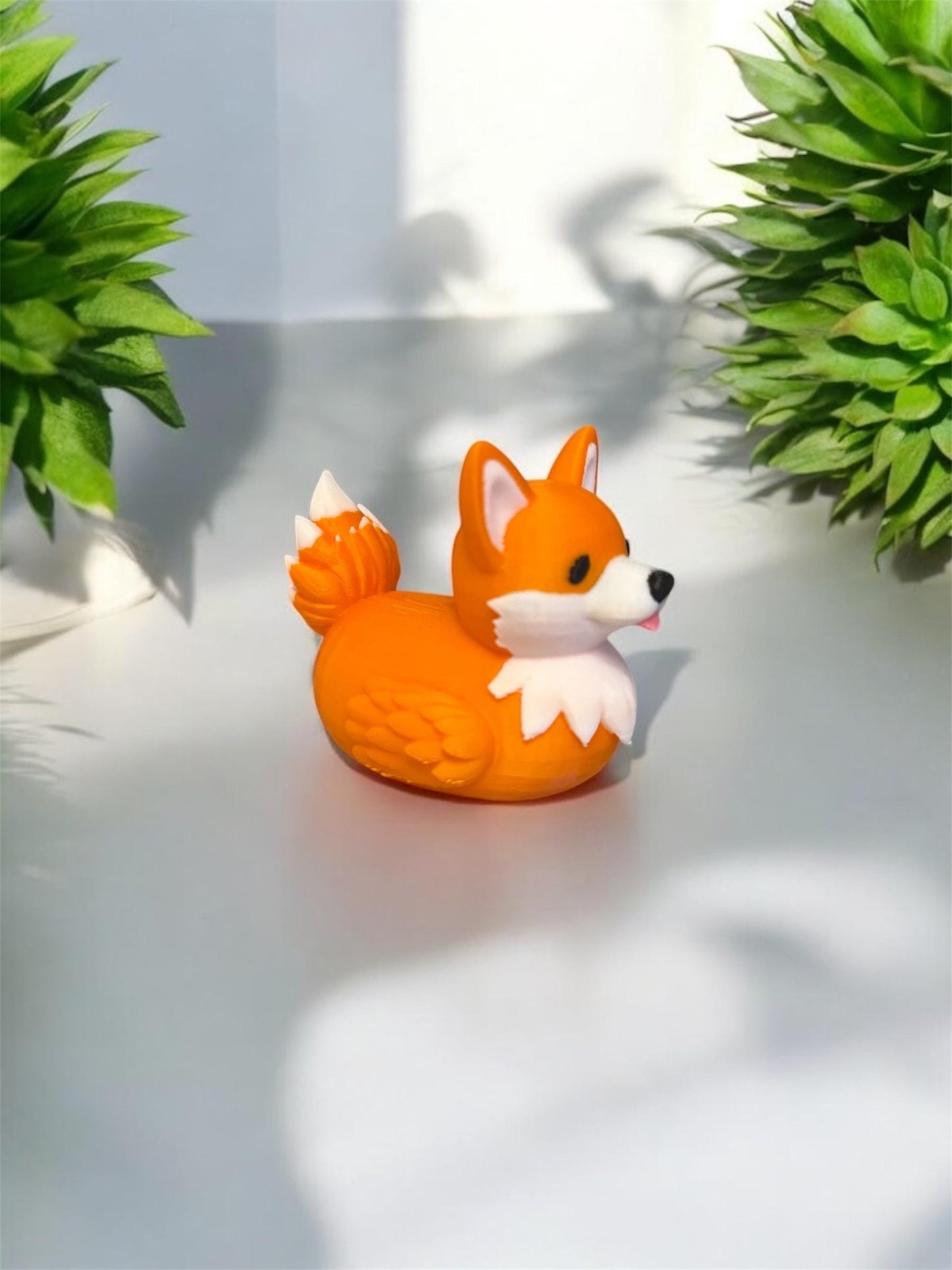 Corgi Dog Duck | Tan or Orange | Jeep Duck | Cruise & Desk Home Decor | Pet Gift | 3D Print