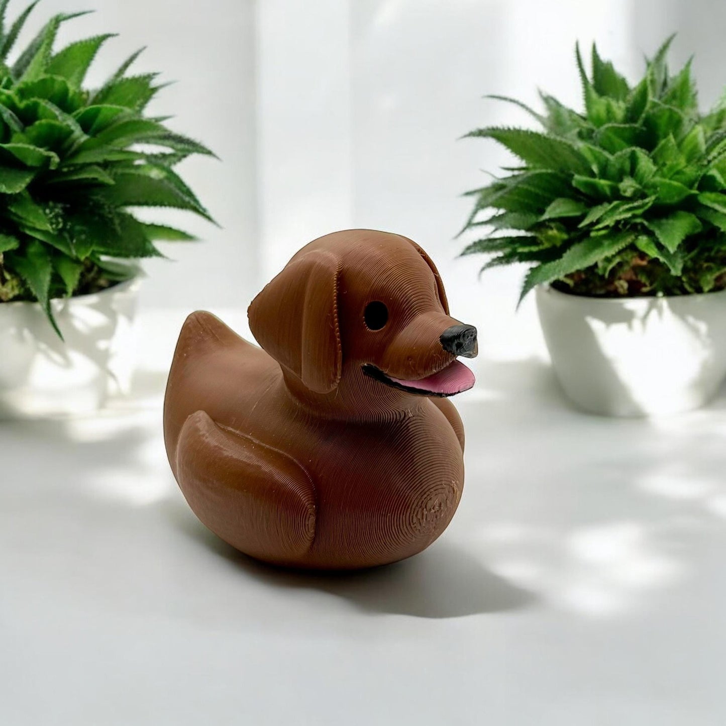 Labrador 3D Printed Dog Duck | Yellow, Black, Chocolate, or Silver | Jeep Duck | Cruise & Desk Decor | Pet Gift