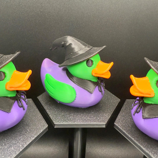 Witch Jeep Duck | 3D Printed Halloween Figurine | Dashboard Display | Small Seasonal Gift