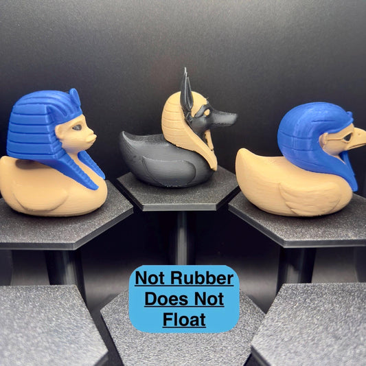 Egyptian God Duck Set | Ra, Anubis, Sphinx Ducks | Jeep Duck | Cruise & Desk Decor | Mythology Gift | 3D Print