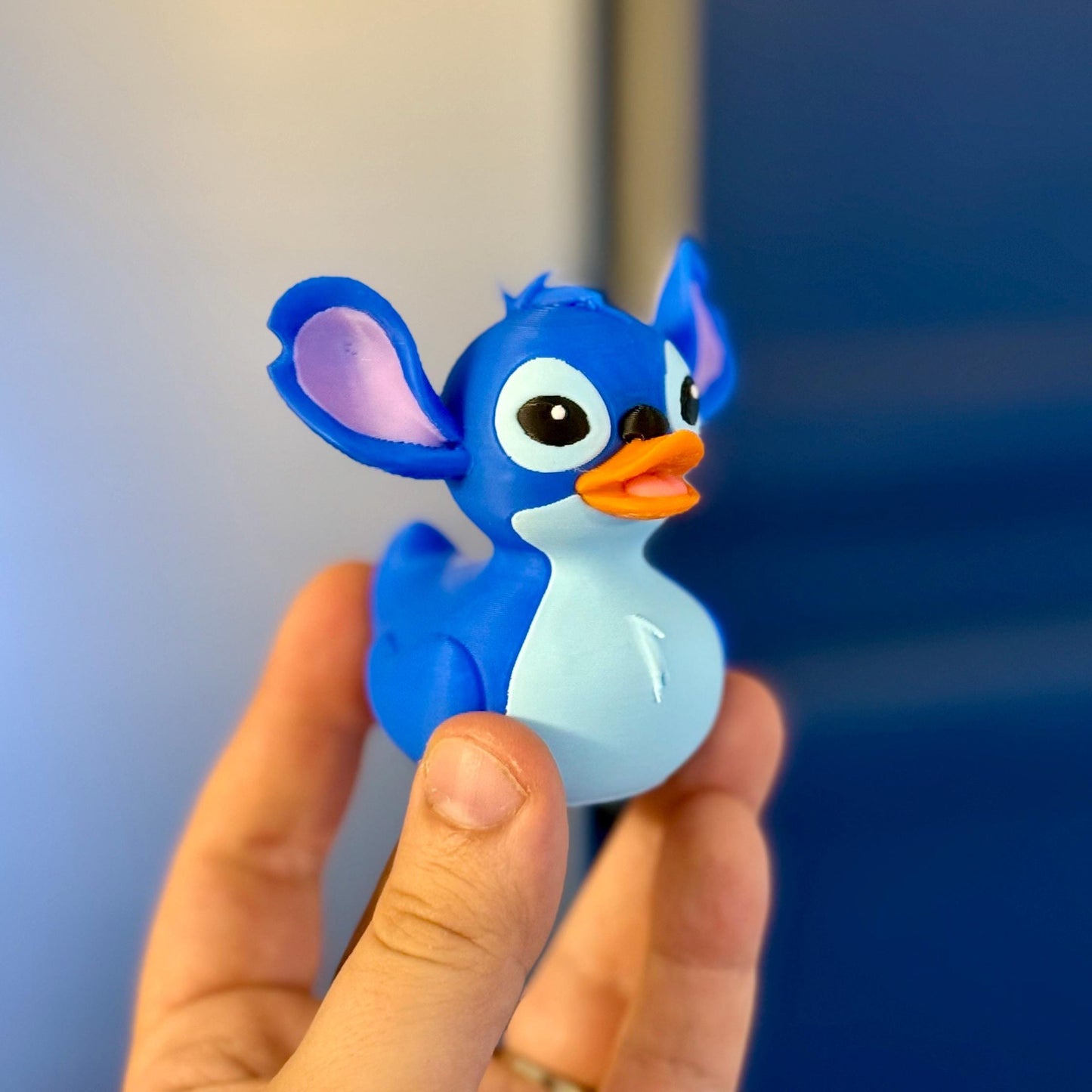 Stitch Duck Figurine | Lilo & Stitch Inspired Duck | Jeep Dashboard Duck | Cruise Desk Decor | 3D Printed Collectible Gift