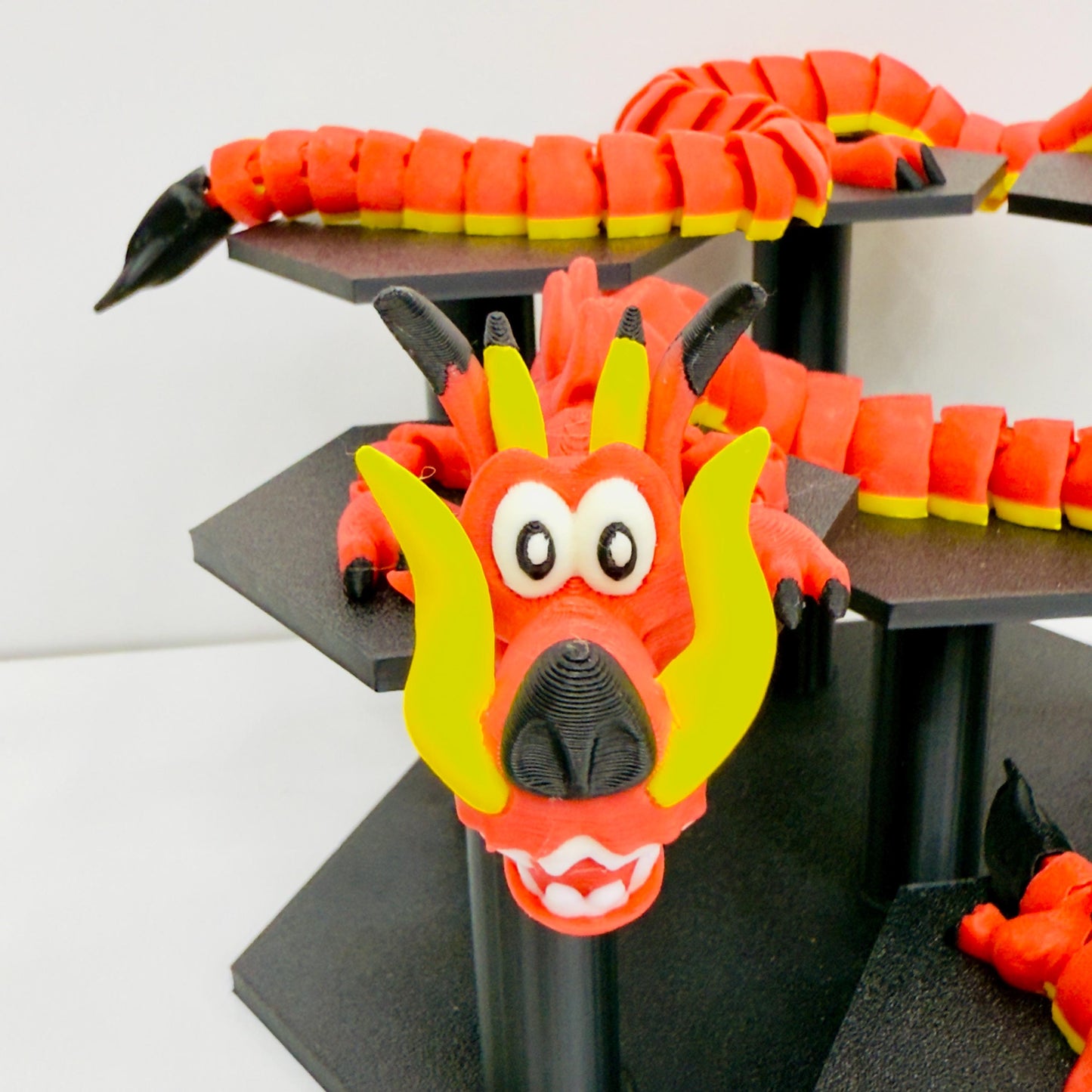 Articulated Mushu Dragon Fidget Toy: 3D Printed Desk Decor