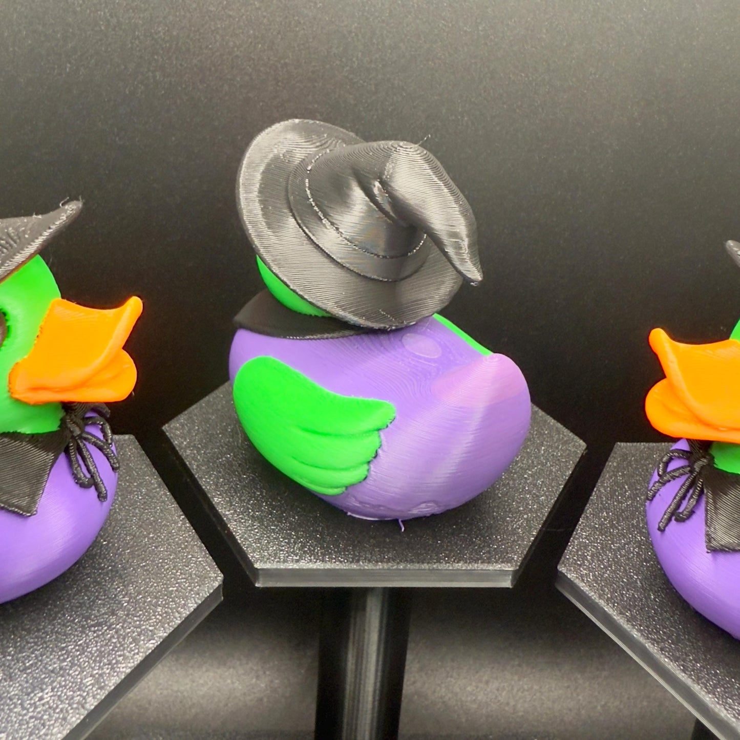 Witch Jeep Duck | 3D Printed Halloween Figurine | Dashboard Display | Small Seasonal Gift