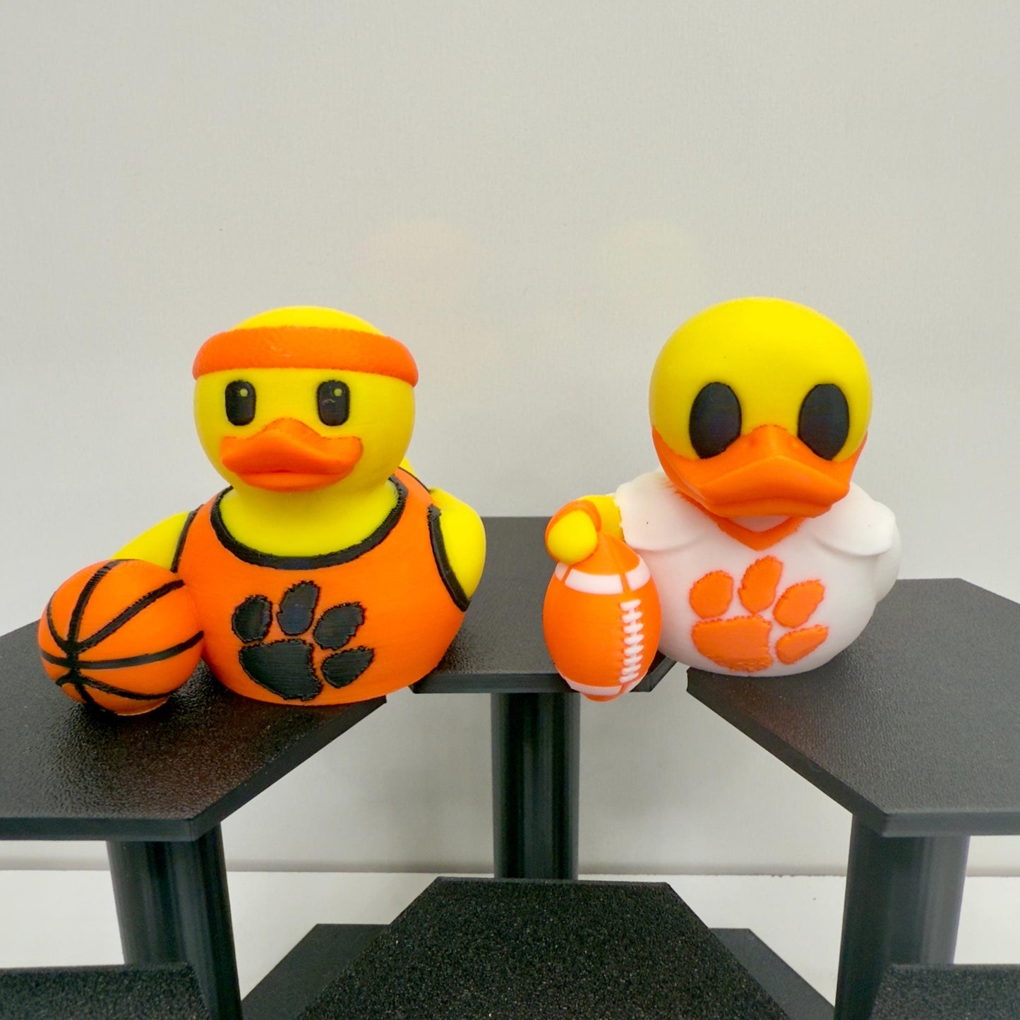 Clemson Tigers Sports Ducks | 3D Printed Fan Gift & Jeep Decor