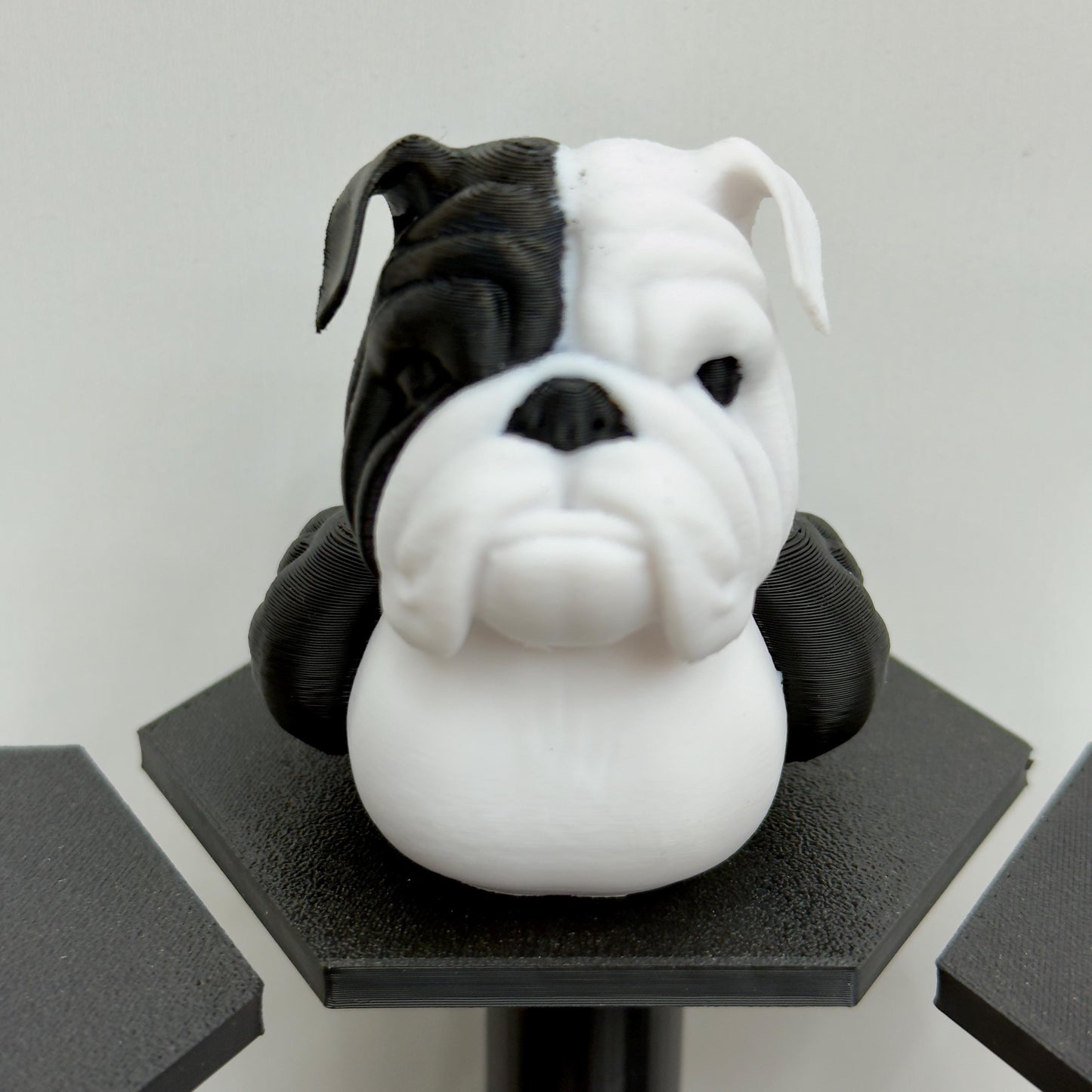 Bulldog Dog Duck | English Bulldog Desk Figure | Jeep Dashboard Duck | Cute Cruise Gift For Dog Lovers | 3D Printed Shelf Decor