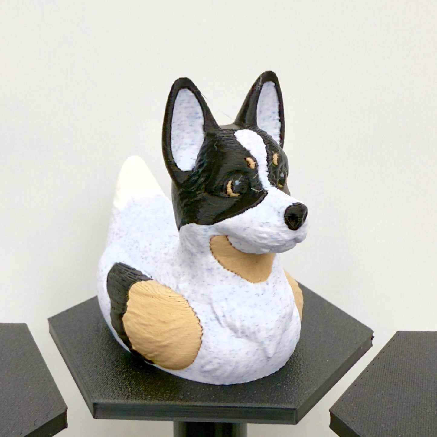 Blue Heeler Duck, Australian Cattle Dog Figurine | Speckled Dog Duck Hybrid | Jeep Dashboard Decor | Ranch Dog Gift For Her or Him