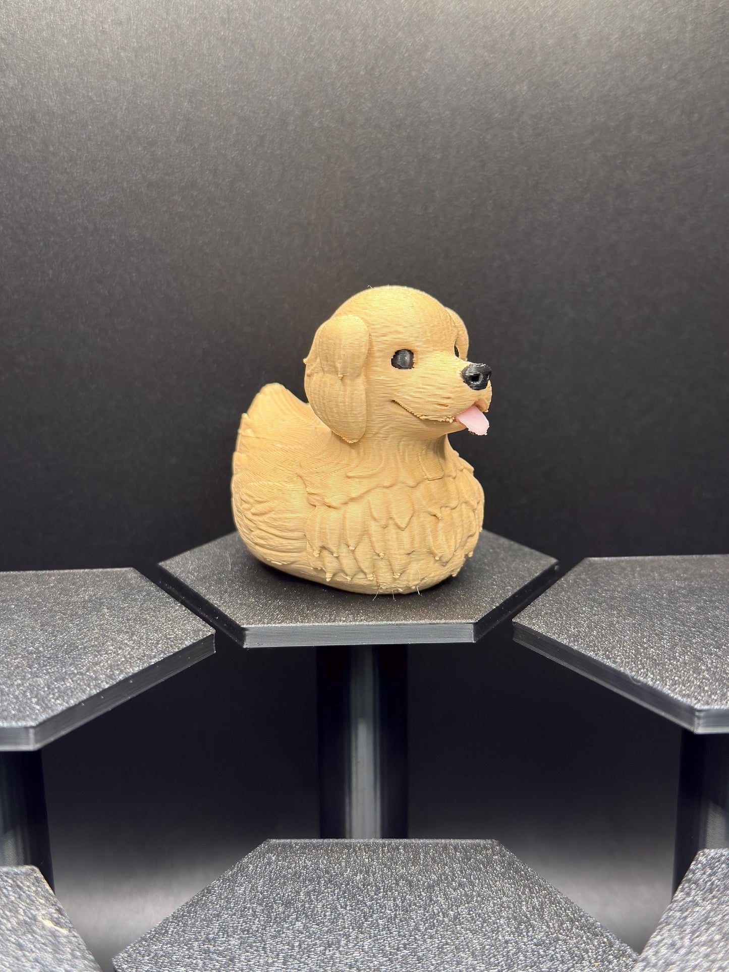 Golden Retriever Dog Duck Figurine | White English Cream, Black, Red, or Golden Retriever Duck | Jeep Duck, Cruise Gift, Pet Lover Decor