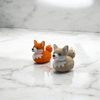 Corgi dog duck figurine