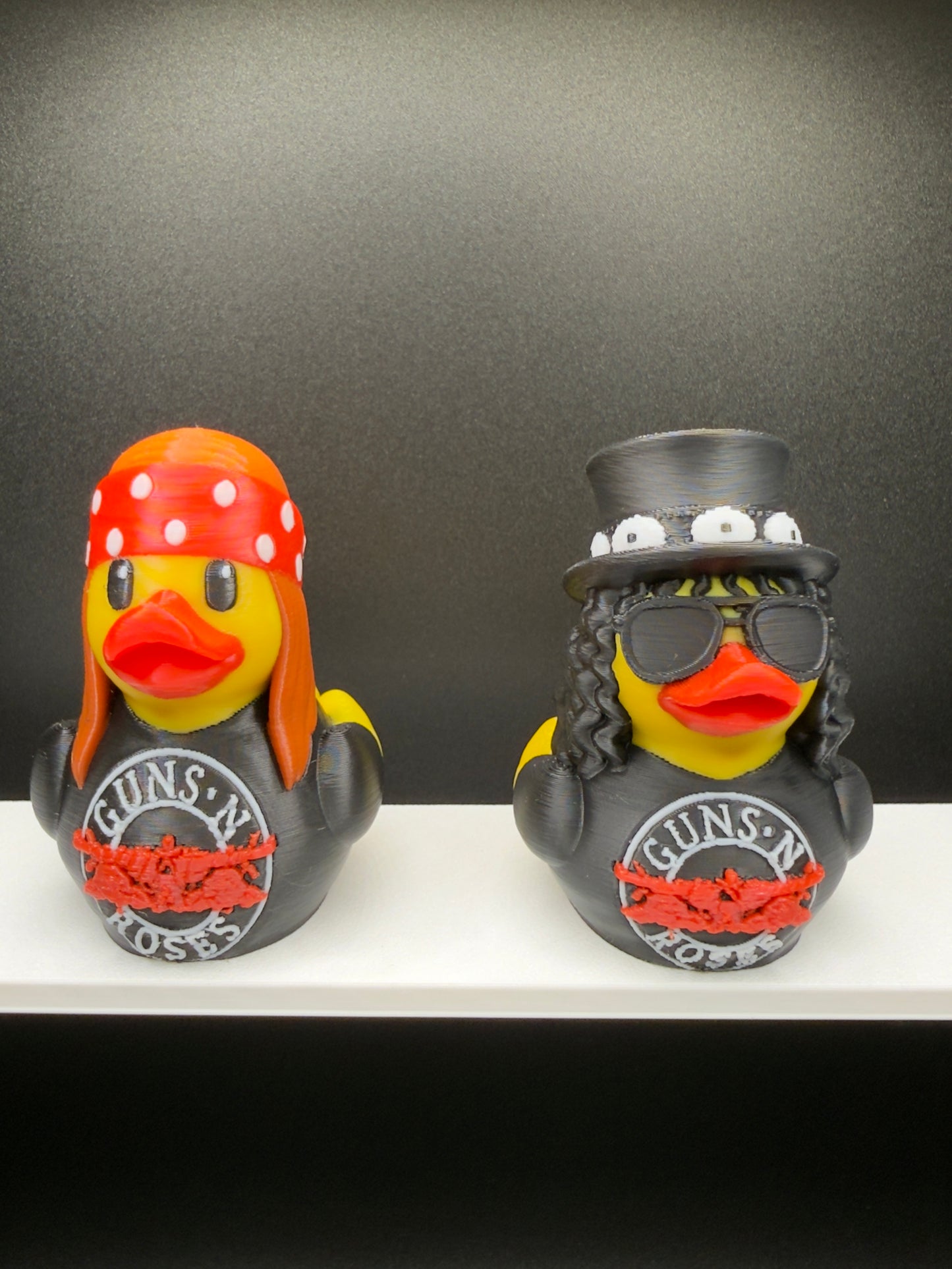 Guns N' Roses Jeep Dashboard Ducks – Slash & Axl Rose Special Edition
