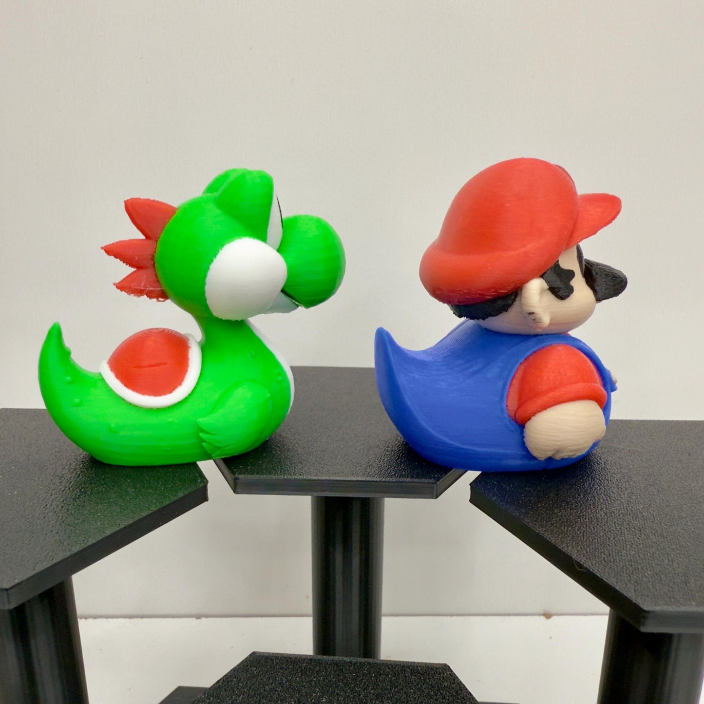 Mario And Yoshi Inspired Ducks | 3D Printed Collectibles | Jeep Dashboard Duck | Cruise Cabin Gift | Gaming Room Decor