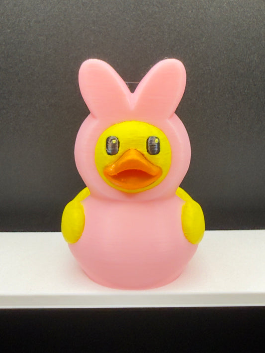 Peeps-Inspired Marshmallow Bunny Easter Ducks | Jeep Dashboard & Cruise Ducks | Unique 3D Printed Spring Decor