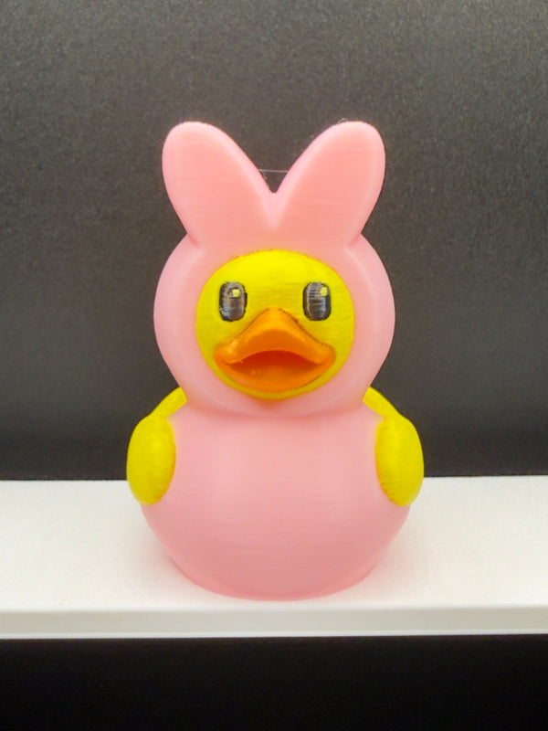Peeps-Inspired Marshmallow Bunny Easter Ducks | Jeep Dashboard & Cruise Ducks | Unique 3D Printed Spring Decor