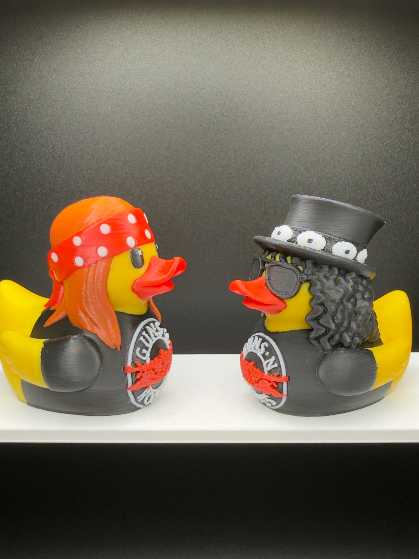 Guns N' Roses Jeep Dashboard Ducks – Slash & Axl Rose Special Edition