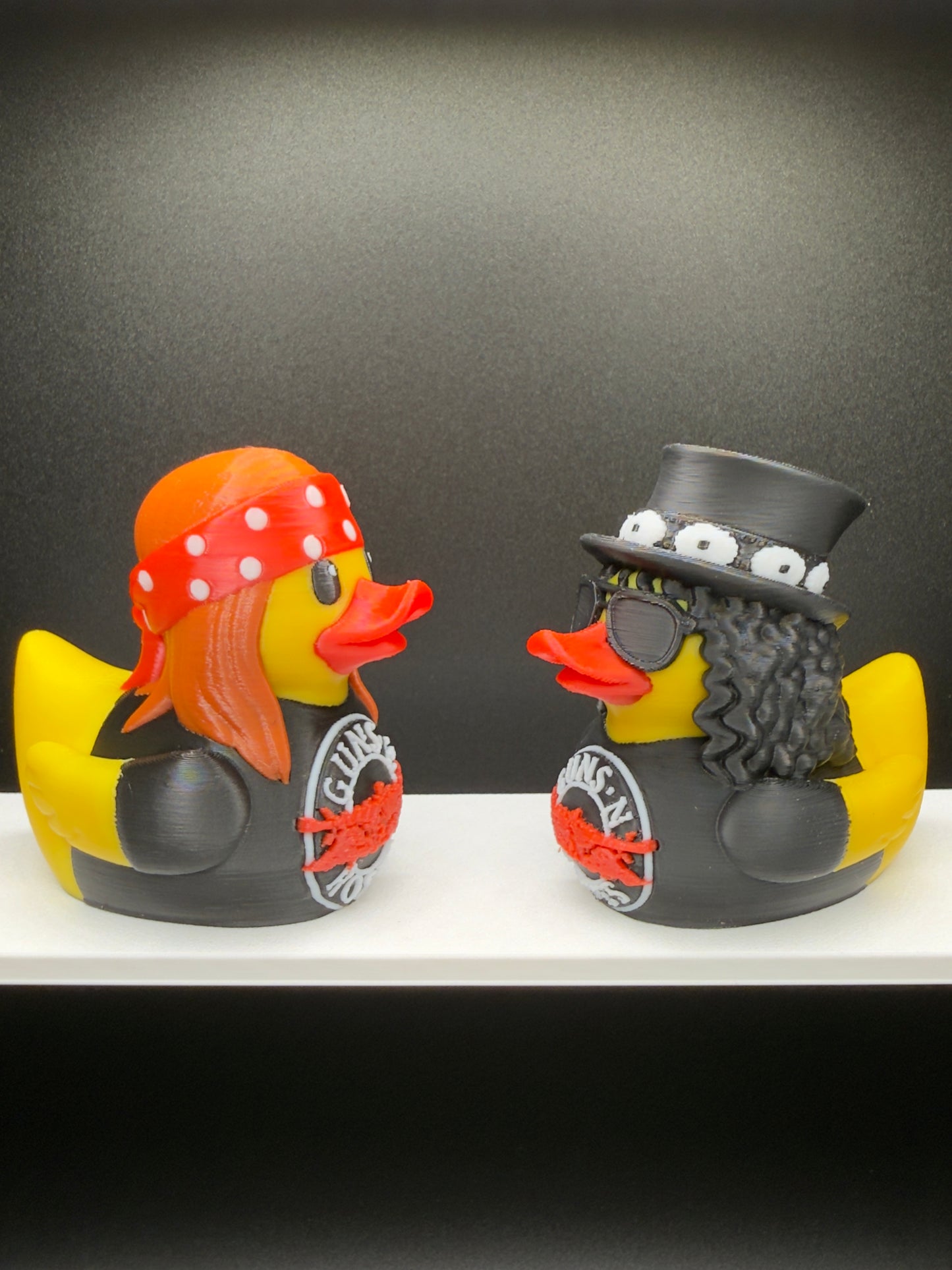 Guns N' Roses Jeep Dashboard Ducks – Slash & Axl Rose Special Edition