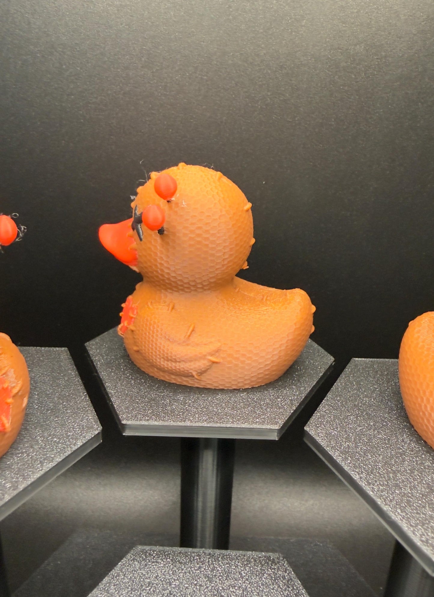 Voodoo Doll Duck Figurine | Creepy Cute Halloween Duck | Gothic Witchcraft Décor | Jeep & Desk Ornament