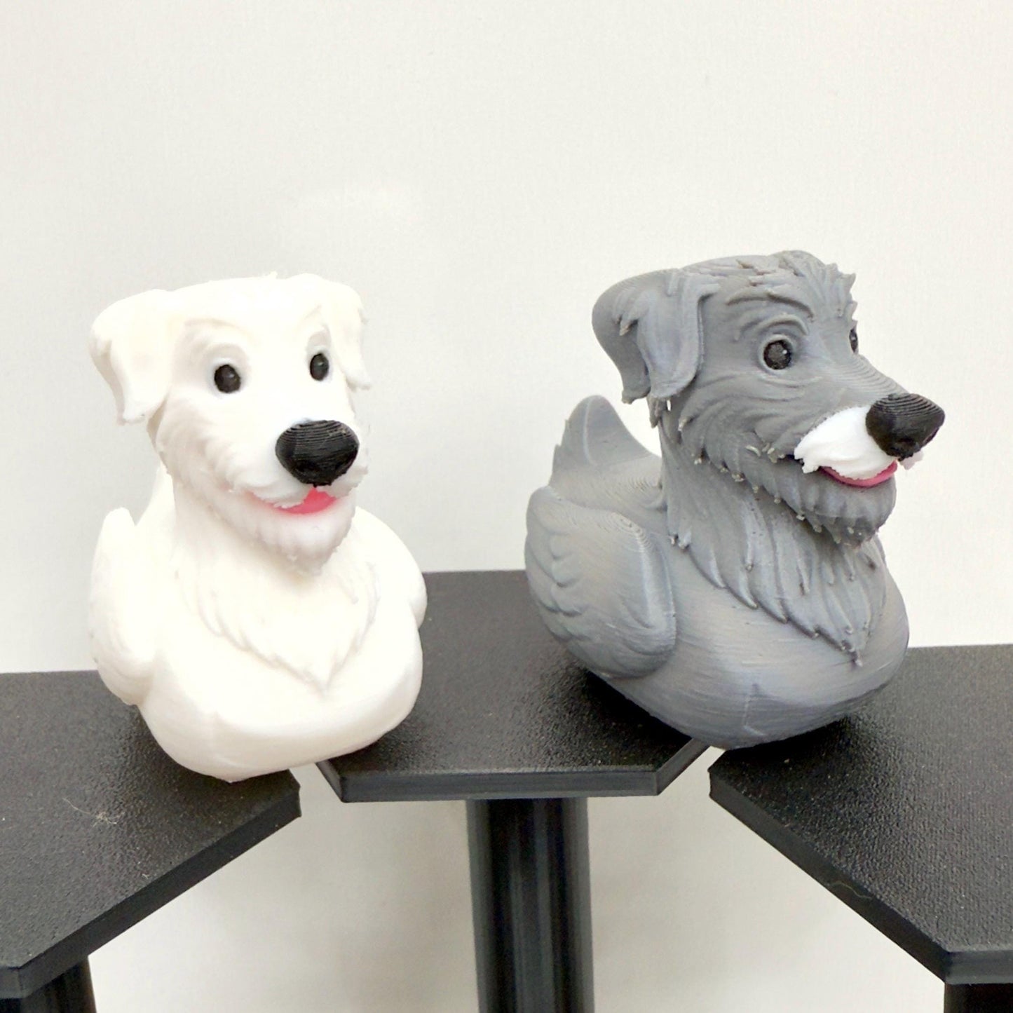 Wolfhound Dog Duck Figurine | Irish Wolfhound, Otterhound, Borzoi, Terrier Mix Gift | Jeep Dashboard Duck | 3D Printed Collectible