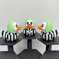 Beetlejuice duck figurine
