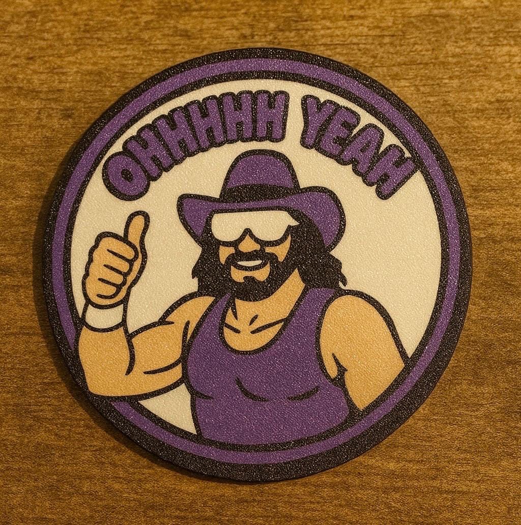 WWF Wrestler Coasters Set | Retro Wrestling Legends Drink Coasters | Hulk Hogan, Macho Man, Ultimate Warrior, Andre the Giant | 80s 90s Fan