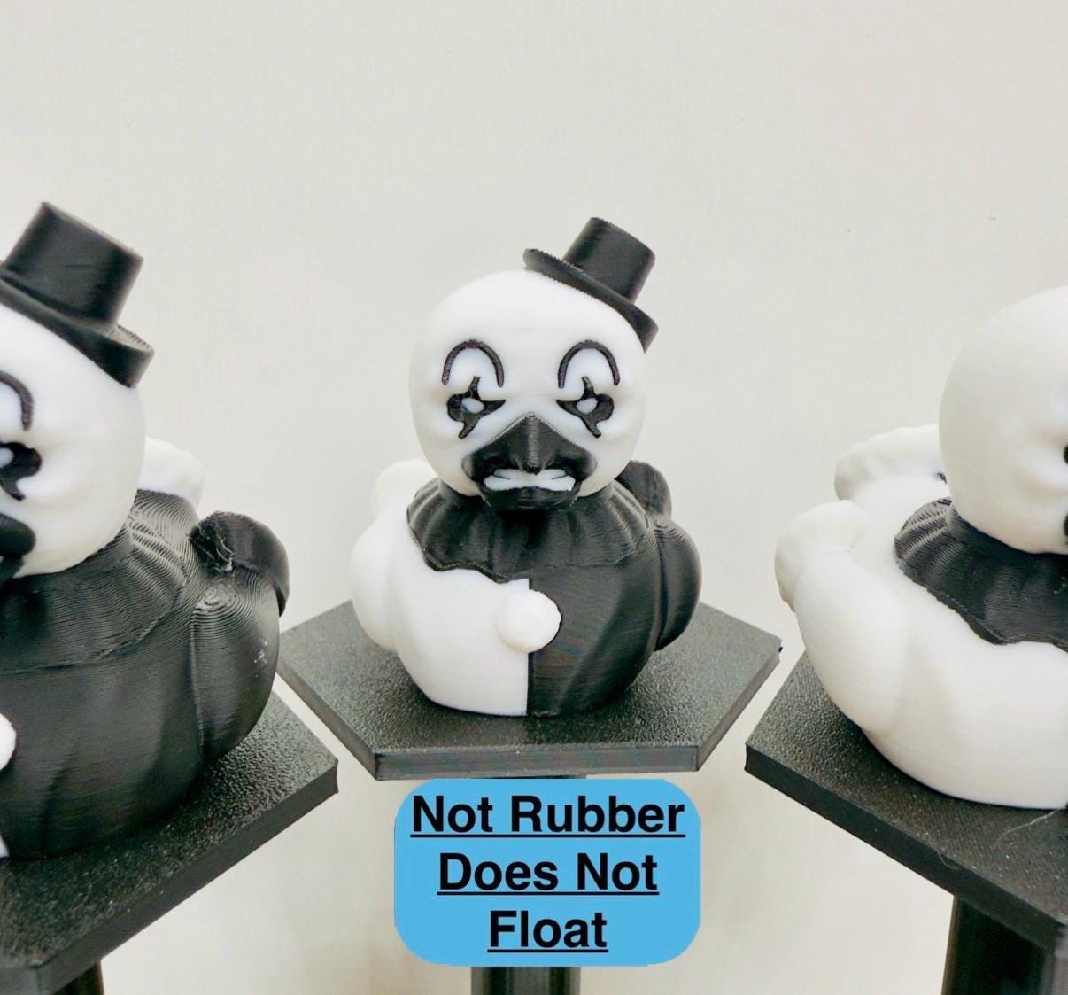 Art the Clown Duck Figurine: Terrifier Horror Collectible, 3D Printed